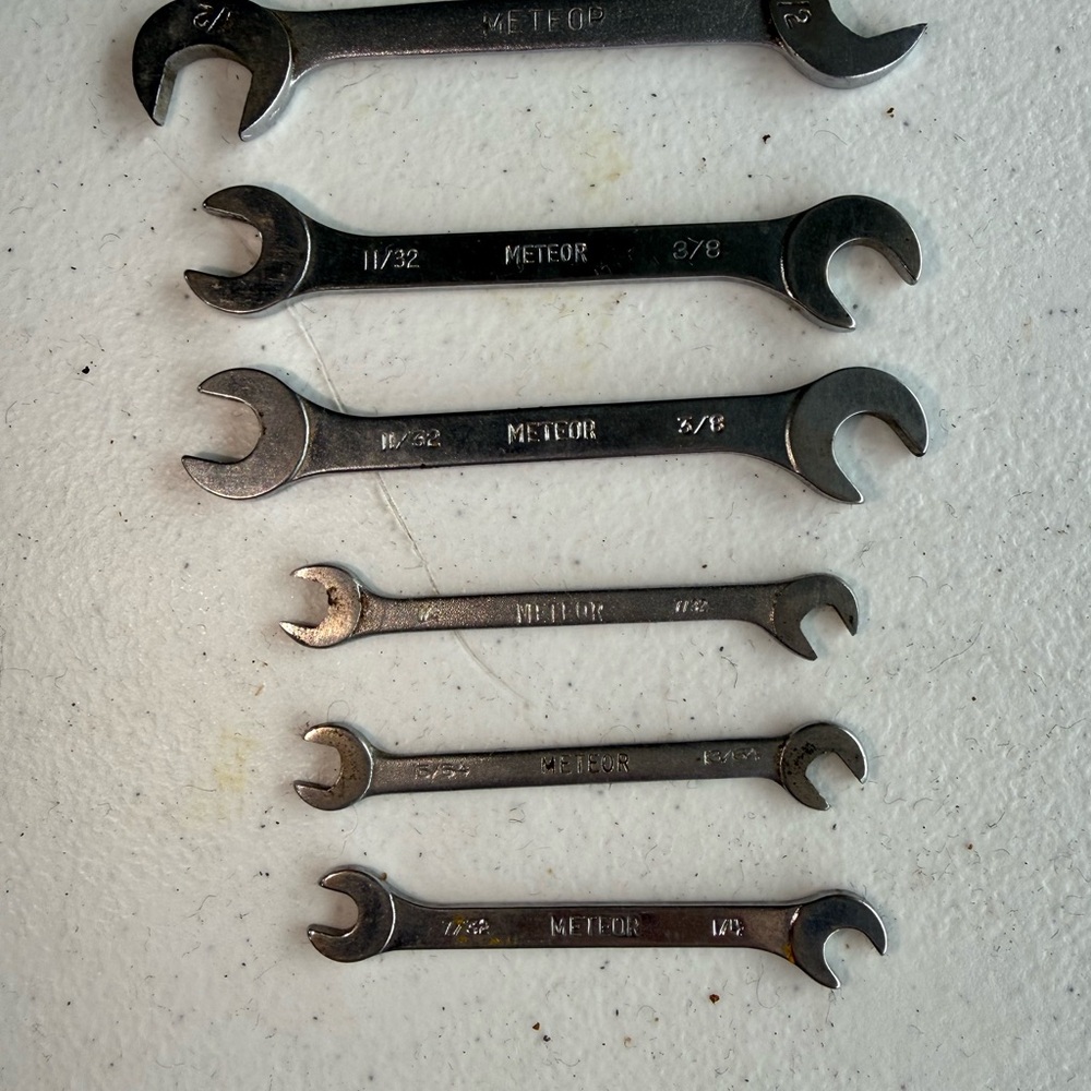 Vintage Meteor wrenches collectible hand tools